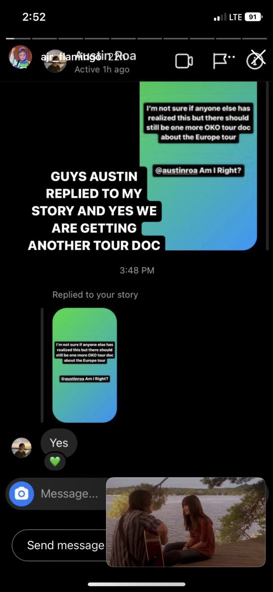 A new tour doc is confirmed
