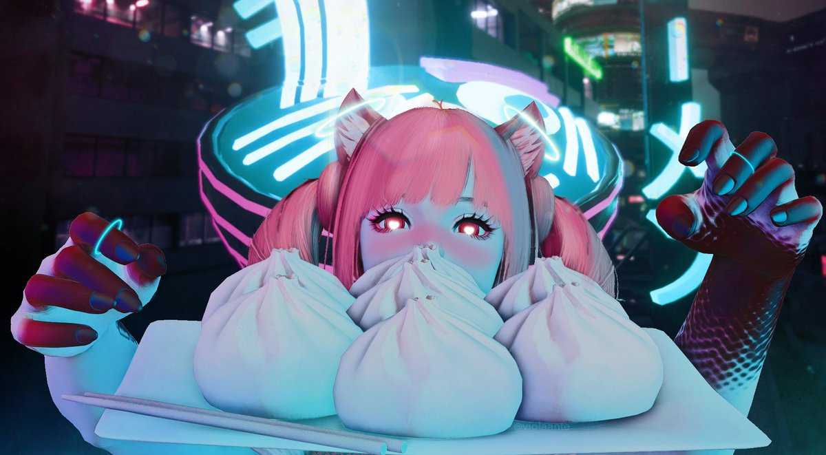 POV: u got ur smol gf her favourite snacc
⧐ #Cyberpunk #FFXIVScreenshots #Gposers #joytoy #Eorzeaphotos #OC #ffxivart #ffxivsnaps #arasaka #miqote⧏