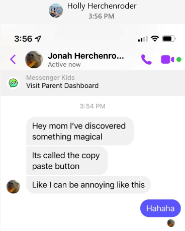 Herchenroder's tweet image. My 11 year old just learned how to copy and paste. I'm so proud of him lol. #DadNerd #ProgrammerDad #TechKids