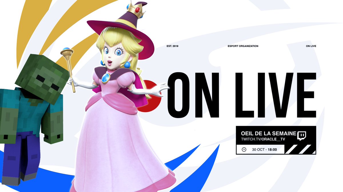 OracleEsport's tweet photo. 🎬 #OnLive | #ODLS
Aujourd'hui dans "l'Oeil de la semaine", @Oracle_EiRiNi sera masqué pour vous conter l'actu de la semaine.
🗓️Au programme :
SSBU : Matheo a son chiffre fétiche
Apex : UN SEUL OBJECTIF
⏰ 18h00
📺https://t.co/4doXyyNVuF https://t.co/mKqWtzO307