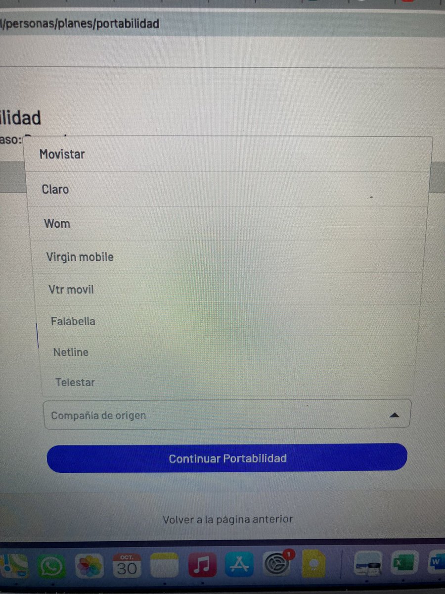 Reynaldo_con_Y's tweet photo. @entel como me puedo portar desde Simple Móviles? No me aparece la empresa en el formulario de portabilidad https://t.co/1w3vW2kjIi