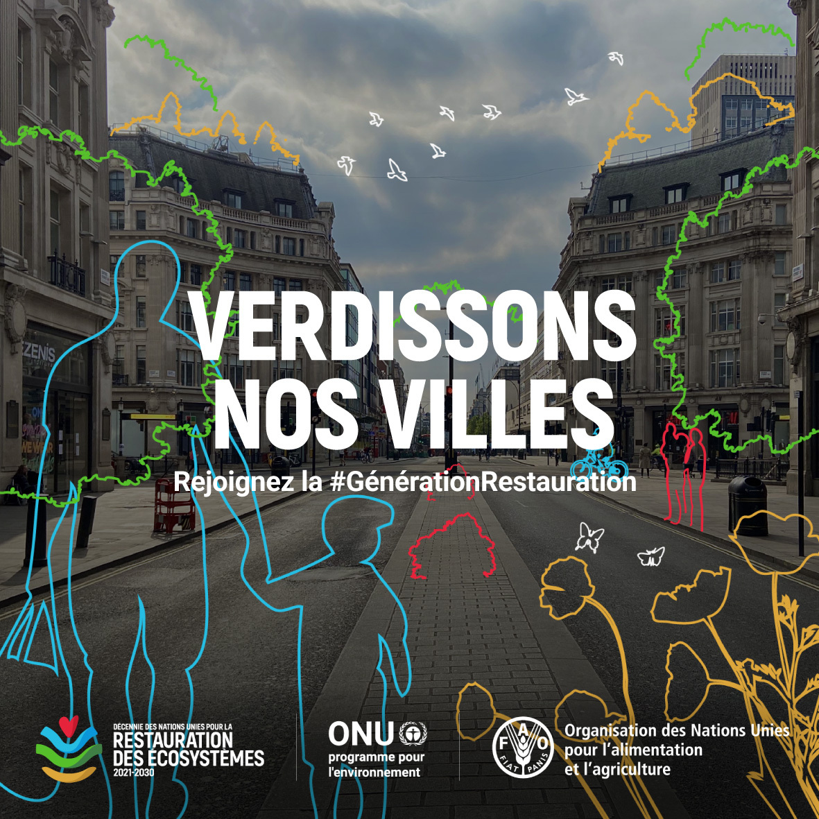 Les villes abritent une quantité surprenante d’espèces végétales et animales. Protégeons & restaurons nos écosystèmes urbains en : ✅multipliant les espaces verts ✅plantant des arbres ✅nettoyant les cours d’eau Rejoignez la #GénérationRestauration ➡️ bit.ly/3U7i9eI