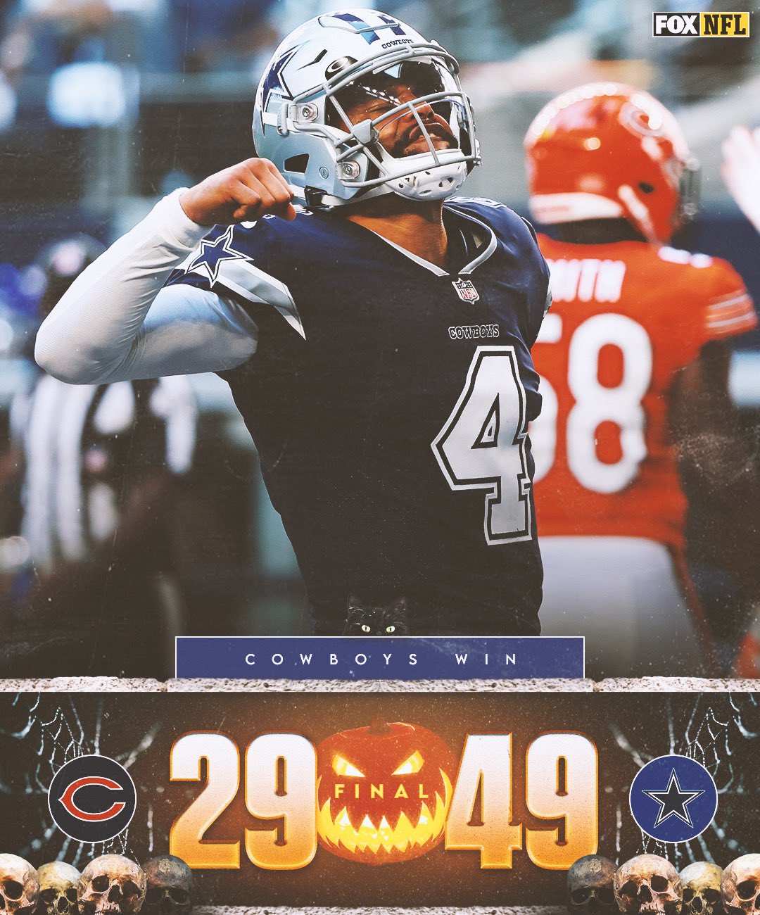FOX Sports: NFL on X: 'The Cowboys move to 6-2 on the season‼️ # DallasCowboys  / X