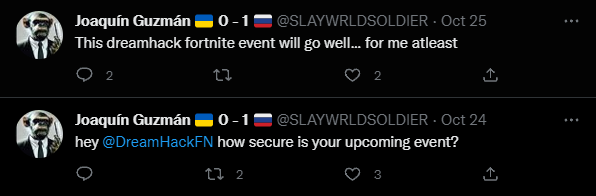 WalkerrzFN's tweet image. Could be a bluff but just to put it on your radar @DreamHack