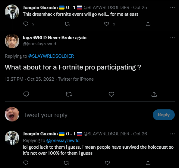 WalkerrzFN's tweet image. Could be a bluff but just to put it on your radar @DreamHack