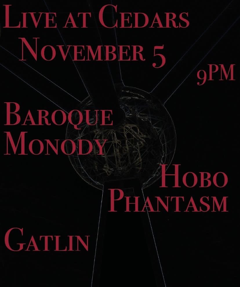Baroque Monody (@baroquemonody) on Twitter photo Had an absolute blast at our warm show at <a href="/westsidebowl/">Westside Bowl</a> last night! Come see us this Saturday at @cedarswestend with @gatlin_ohio and @hobophantasm! Weâll be debuting new material and pulling out some things we havenât played in a very long time. Had an absolute blast at our warm show at <a href="/westsidebowl/">Westside Bowl</a> last night! Come see us this Saturday at @cedarswestend with @gatlin_ohio and @hobophantasm! Weâll be debuting new material and pulling out some things we havenât played in a very long time.