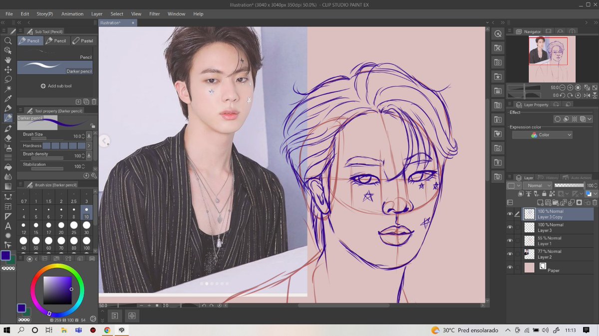 iamlooma's tweet photo. In process💜🪐
#Jin #Astronaut https://t.co/EjjOkisoqi