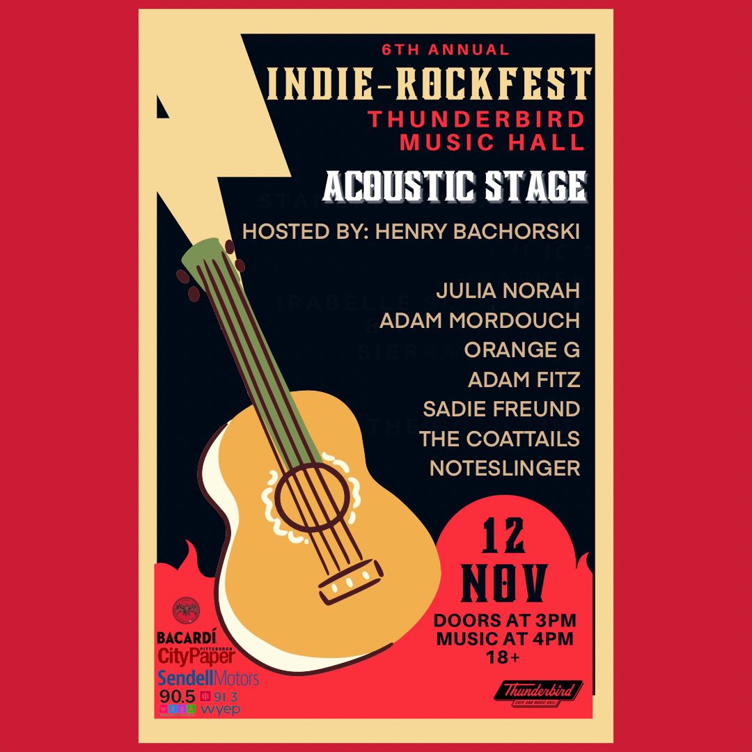 🚨LESS THAN TWO WEEKS!!🚨 Grab your tickets and help support local music here in Pittsburgh, 💯 of proceeds go to these artists!!@ThunderbirdMH 

etix.com/ticket/p/79299…