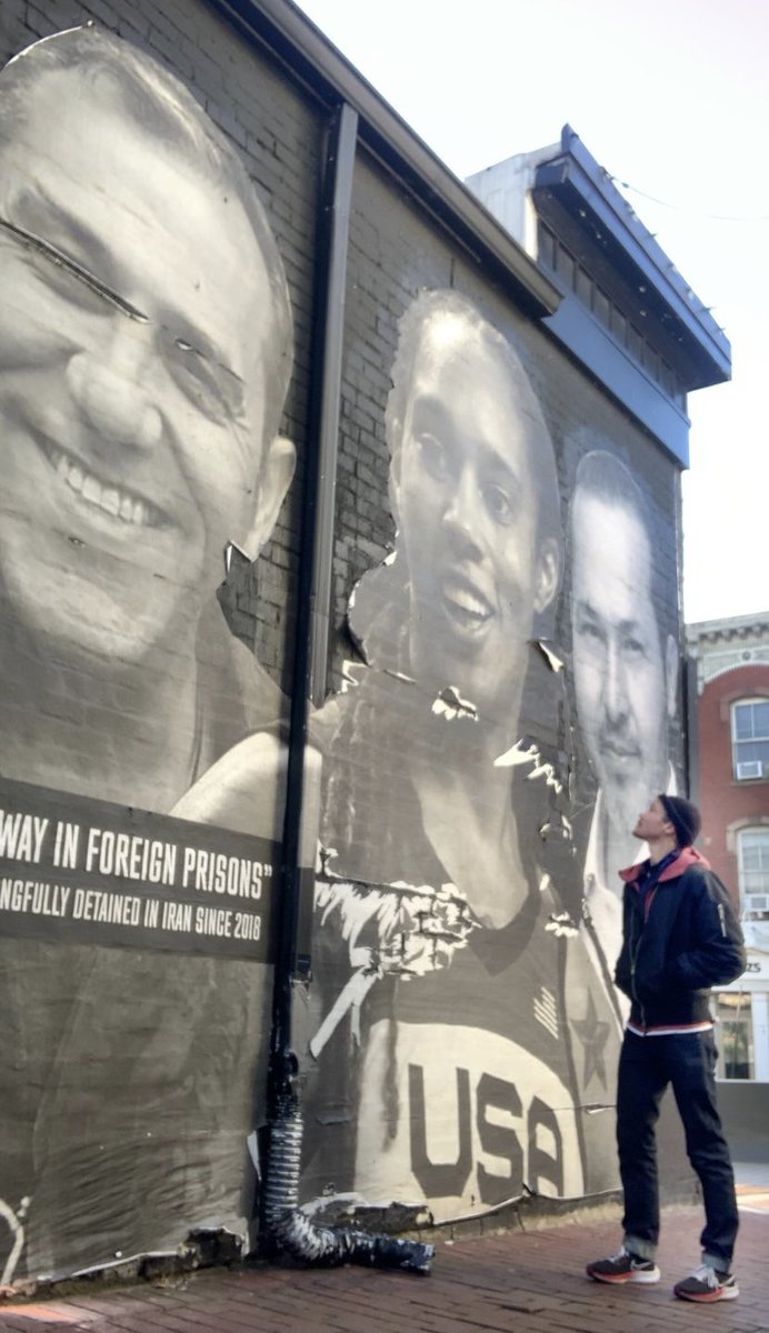 It was powerful to see BG on the Bring Our Families Home mural. The text reads, “as our faces disappear from this mural, our lives are fading away in foreign prisons.” 💔

It’s been 255 days &amp; there’s wear on your image but we haven’t forgotten you, <a href="/brittneygriner/">Brittney Griner</a>. #WeAreBG