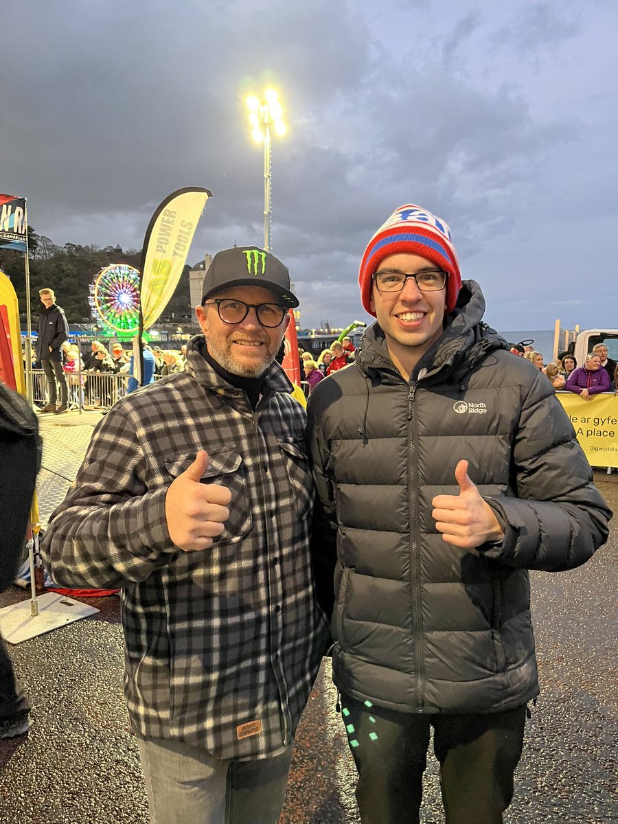 Fantastic day out on the <a href="/CambrianRally/">CambrianRally</a> even with the weather! Day topped off with a photo with <a href="/Petter_Solberg/">Petter Solberg</a> at the finish 👍🏻