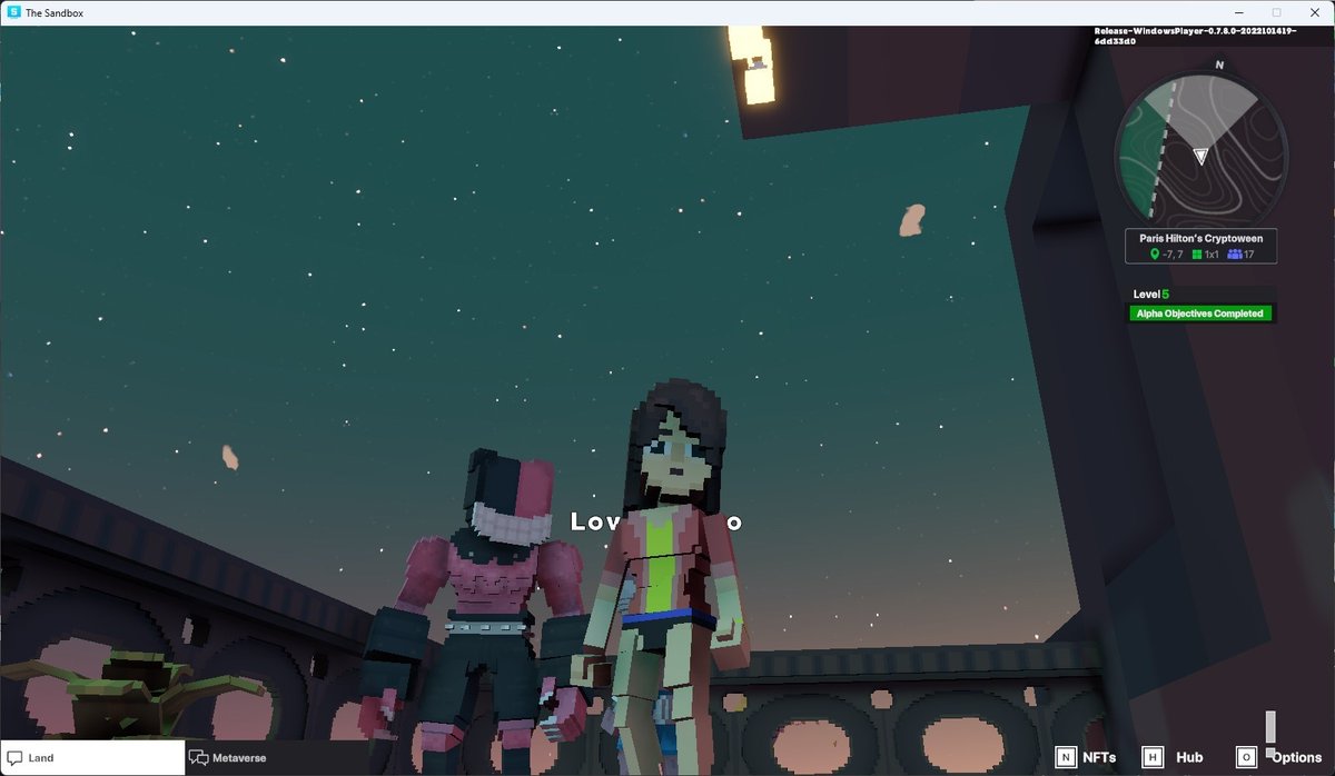 kylie1046's tweet photo. @TheSandboxGame I just participated in the Paris Hilton  #Cryptoween Event. I found Grralh check out my screenshot below!
🎃👇 https://t.co/jO1hyLJZMq