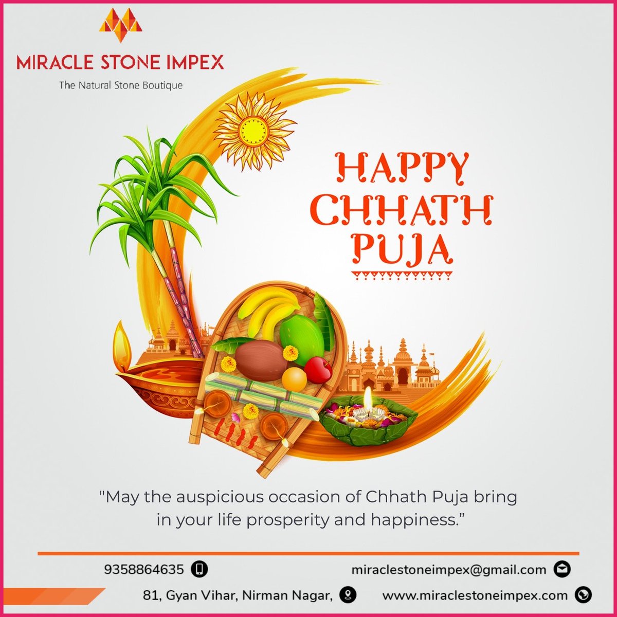 MiracleGroup5's tweet photo. The Sun God is always there to shine upon us, so pray with full dedication. Happy Chhath Puja! https://t.co/jiQjf0pgrE