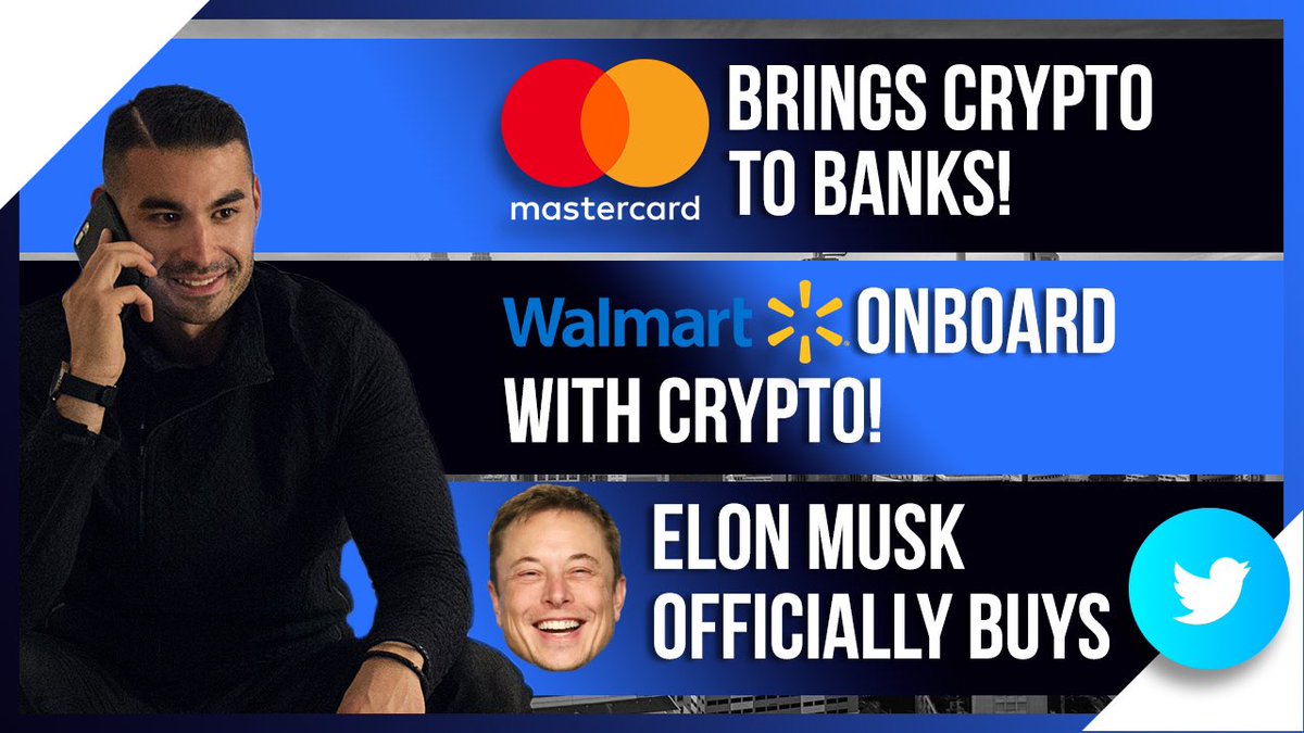 Here’s your weekly #Crypto update!

Elon Buys #Twitter, #Walmart accepts crypto payments, #Mastercard helps banks offer crypto trading and Gray Wolf Summit happens Nov 11-12!

$GUARD yo Guard!

Enjoy, like and subscribe!

>> youtu.be/cxU_GWKiEKM