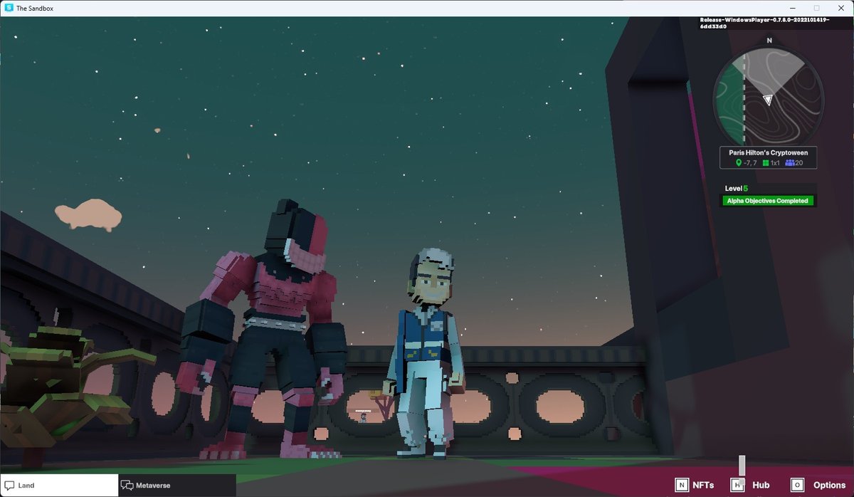 ashleyp1049's tweet photo. @TheSandboxGame I just participated in the Paris Hilton  #Cryptoween Event. I found Grralh check out my screenshot below!
🎃👇 https://t.co/1mJQr0aSrg