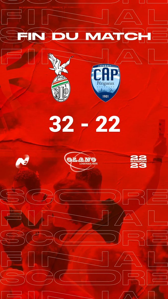 sjlorugby's tweet photo. 𝐖𝐈𝐍, 𝐖𝐈𝐍 𝐖𝐈𝐍 𝐖𝐈𝐍 𝐖𝐈𝐍 ! 🎶

La victoire pour les Luziens face au @caprugby24 cette après midi au Pavillon Bleu : 32-22! 🔥

Merci aux supporters présents pour leur soutien ! 💯

PROCHAIN RDV : 
📅 13.11.22
🆚 @ustyrosserugby

#SJLOCAP 🦅 https://t.co/8j0QIKBo5d