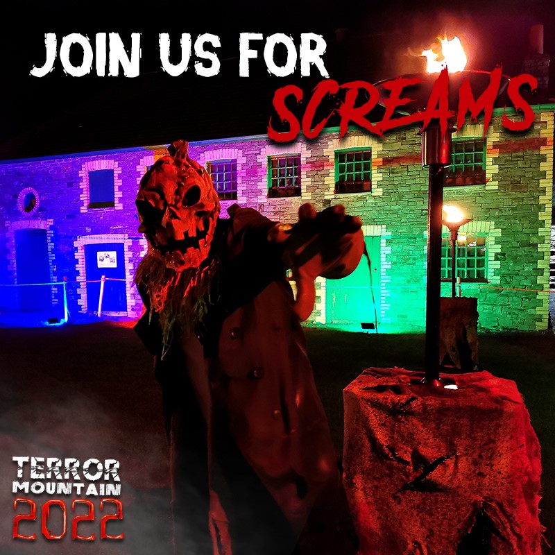 Who's planning to join us this Halloween for some SCREAMS?😱

Ticket availability is running low on October 31st, so don't wait to pre-book or you'll have major FOMO ❌

Pre-book at terrormountain.co.uk
