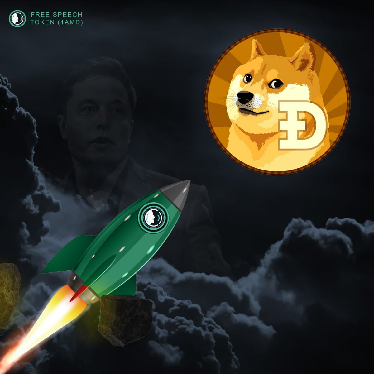 Together we will conquer the moon.
<a href="/dogecoin/">Dogecoin</a> #FreeSpeech #1AMD