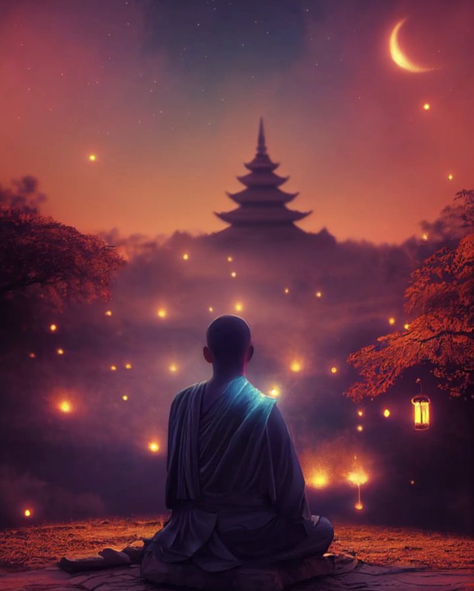 If you light a lamp for somebody It will also brighten your path. The Buddha 📸 da vinci ai art