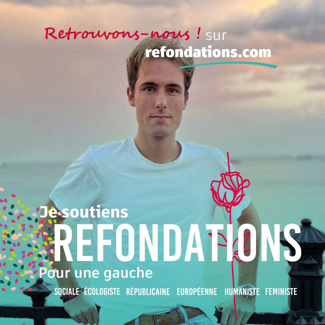 .@victor_certain, Animateur fédéral @lesJeunesSoc de l'Hérault « #Refondations c’est le retour du débat réel à gauche, de la construction d’une vision travaillée, écologiste, sociale et européenne. C’est pour moi la gauche du terrain et du quotidien qui s’exprimera »