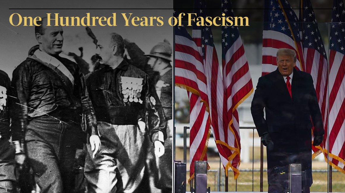 In the century since Mussolini’s March on Rome, fascist leaders and parties have all too easily prevailed in elections. In fact, this can happen in any number of ways, @jasonintrator explains. bit.ly/3WaXjNf