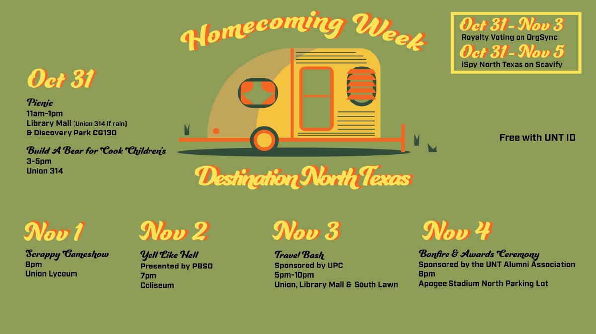 UNT Student Activities tweet media