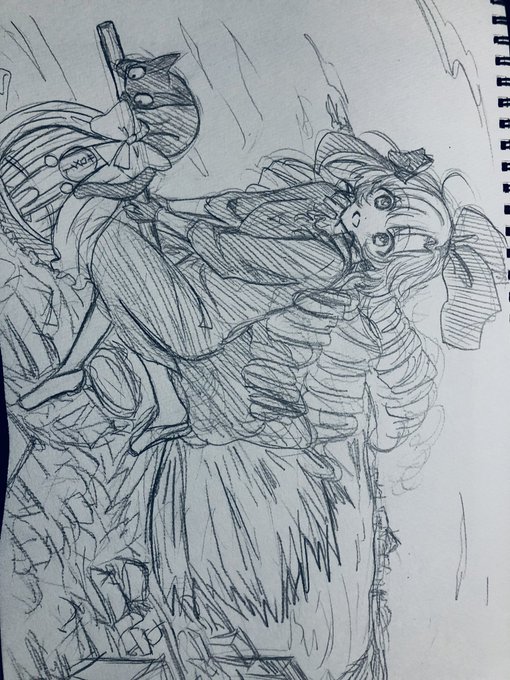 過去絵だけどこれしかない😣
#ハロウィンサロメ 