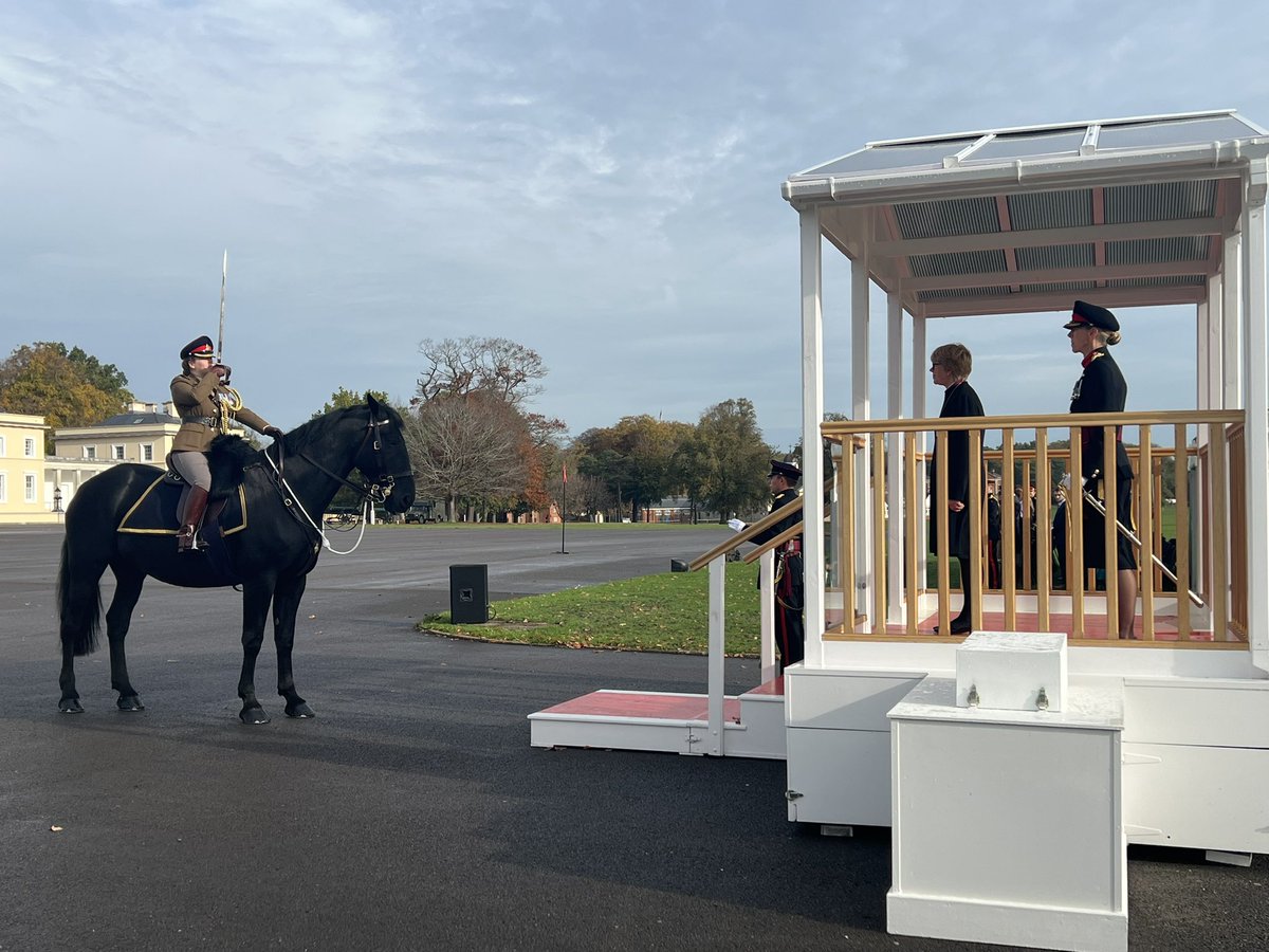 #ArmyReserve Professionally Qualified Officers @ArmyMedServices & @ArmyChaplaincy have passed out from @RMASandhurst in front of family & friends.

Privileged to have @bishopSarahM as the Inspecting Officer.

#CalledToServe
#Leadership
#ReservedForMore
#GetOnParade
@BritishArmy