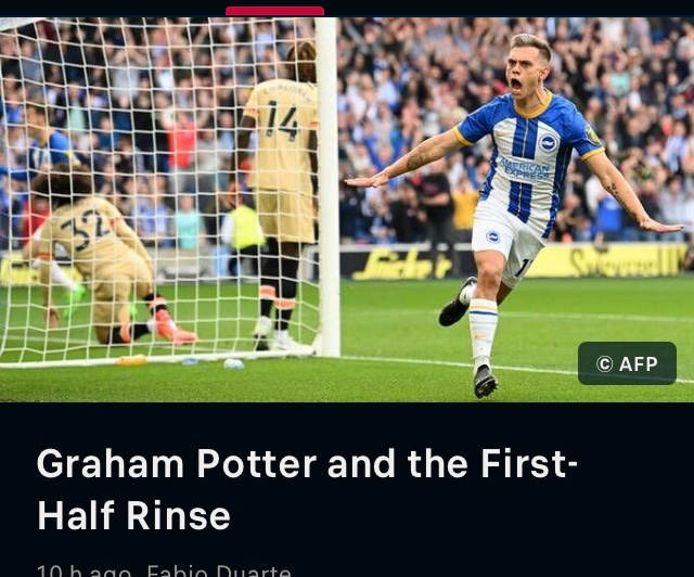 nick_reeve's tweet photo. Headline of the season so far. One for all you Brighton-supporting Harry Potter fans. Credit (I think) goes to @FDuarteWriting. https://t.co/zUlqdEkEuz