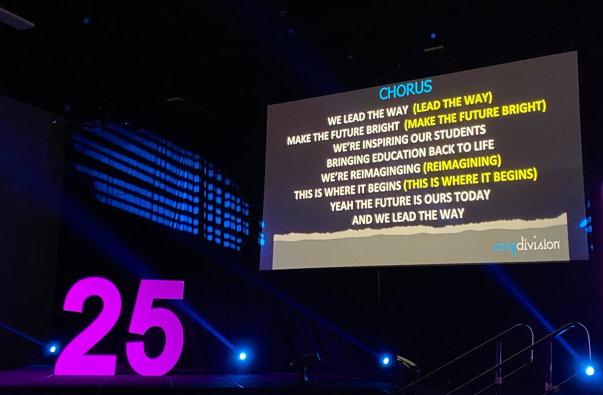 PLTWorg's tweet photo. Turn on those phone flashlights - we’re jamming to the newly released ‘@PLTWorg Anthem,’ inspired &amp; written by #PLTWSummit attendees! #PLTW https://t.co/1cwFstZCkd