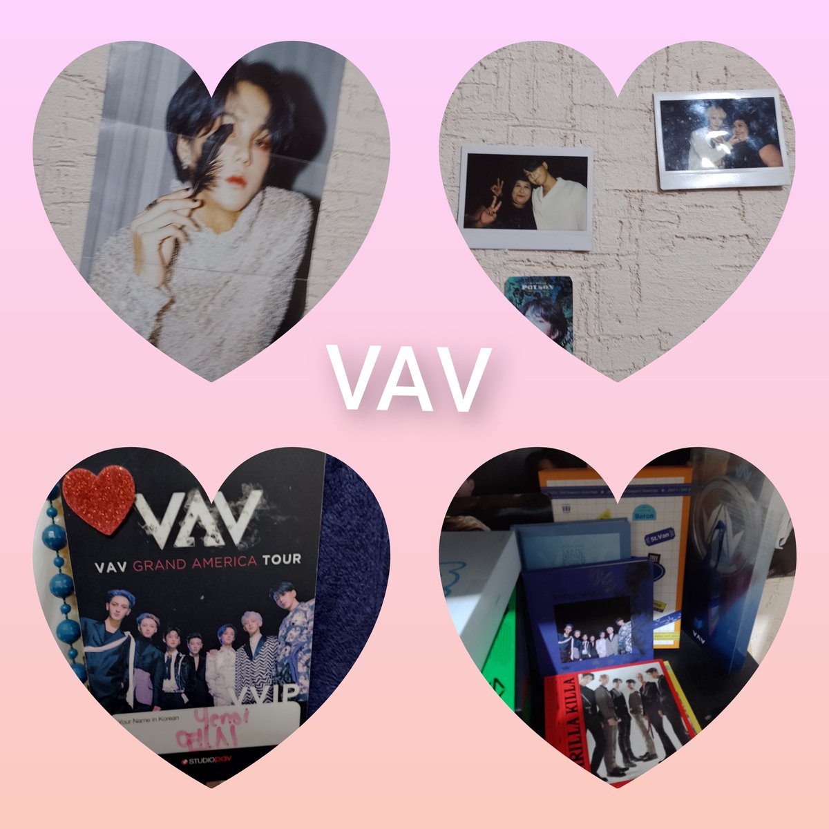 LoriaYensi's tweet photo. Mis días con VAV no puede faltar que al levantarme ver mis pósters, mis polarid con #Ayno y #Stvan y admirar mi pequeña colección de albums 🥰.
#VAV #vampz #브이에이브이 #뱀지 #AlwaysWithVAV #campforvampz
@VAV_official @twt_VAV @CampforVampz https://t.co/sqKTpINmq8
