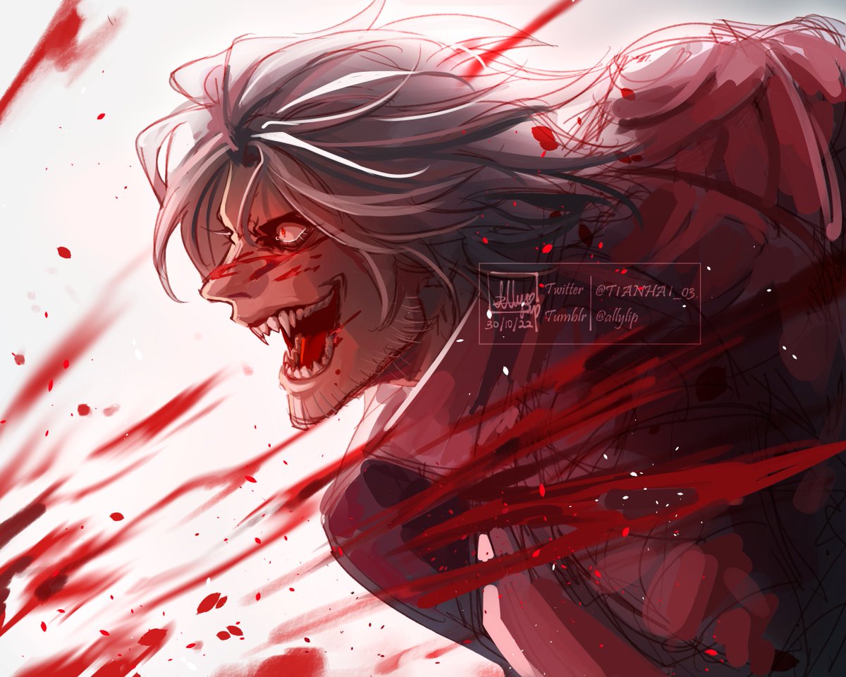 [ cw // blood ] happy halloween, have a very messy and very feral dante bc people asked for more <3