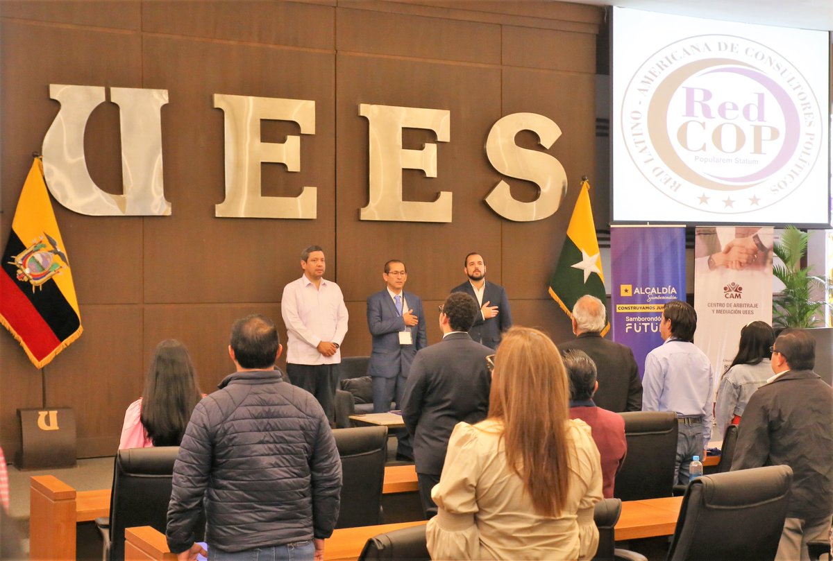redcoplatam's tweet photo. Nuestro infinito agradecimiento la Escuela de Gobierno @uees_ec y su director @HectorYepezM por su aval y respaldo incondicional al fortalecimiento de la @redcoplatam #redcop2022 https://t.co/fE4g2UPGwl