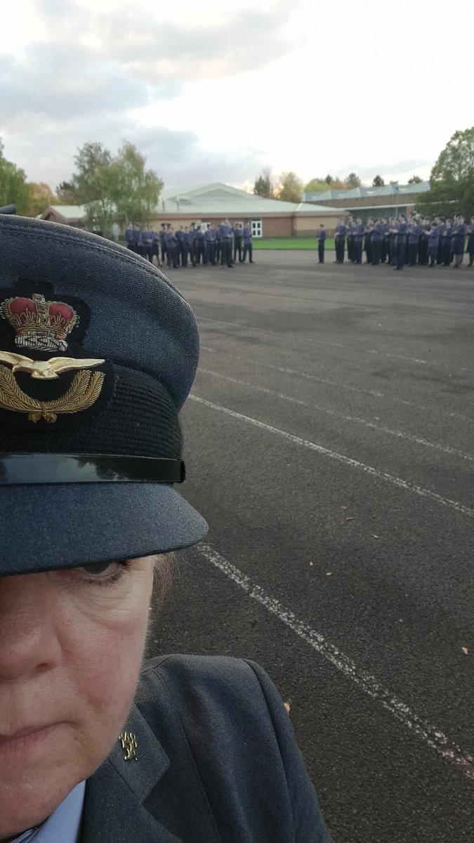 LisaClaber's tweet photo. #adultvolunteer mode today at @WandWAirCadets #WWRAD22.  It's final parade and it's freezing!! https://t.co/T9avsjZBCe