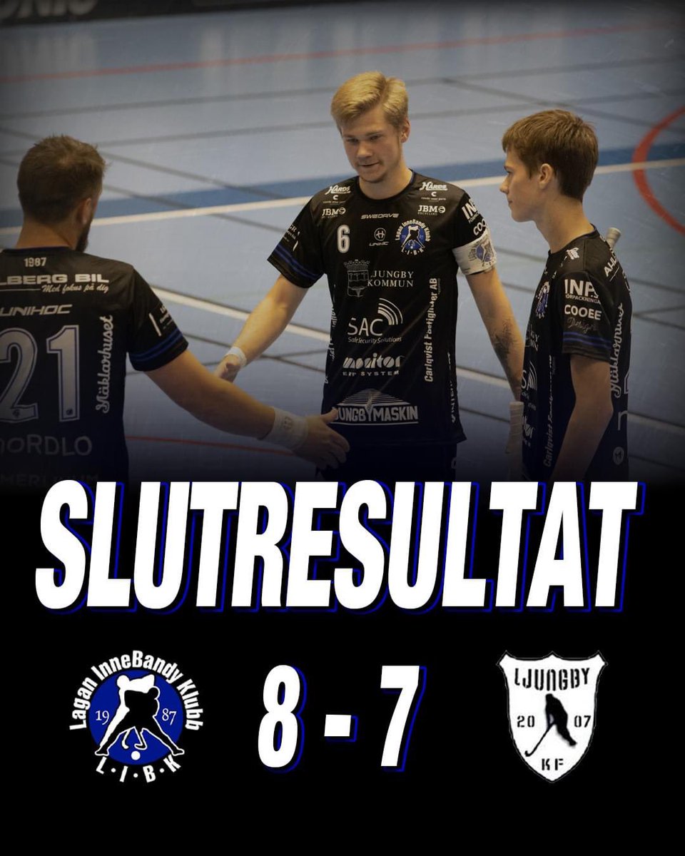 SEGER! Vi vinner med 8-7 mot KF Ljungby.

#laganibk