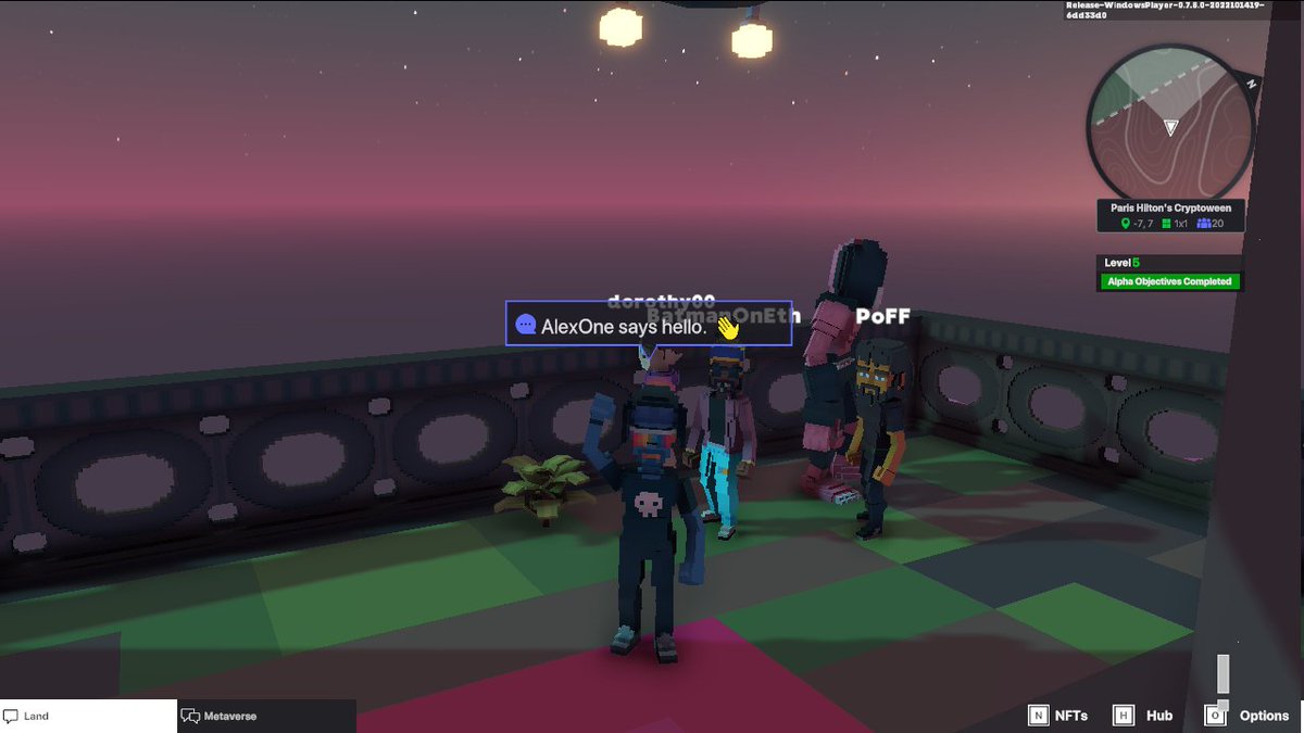 27alexone's tweet photo. @TheSandboxGame I just participated in the Paris Hilton  #Cryptoween Event. I found Grralh check out my screenshot below!
🎃👇 https://t.co/cBk4g13f39