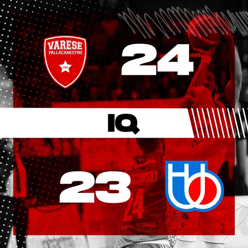 PallVarese's tweet image. +1 per noi al termine del primo quarto 👌
#VarTre #NoiSiamoVarese