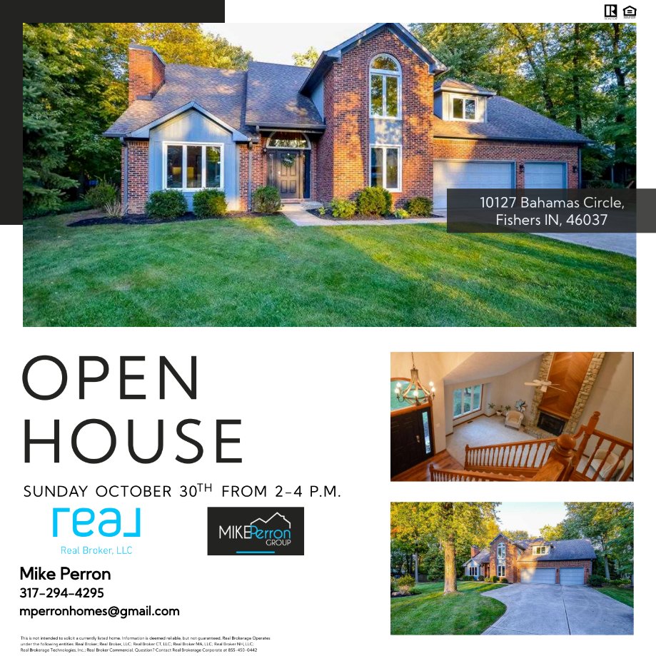 MikeSellsIndy's tweet image. Fishers, IN #openhouse today! Come by and check out this fantastic #geist area #homeforsale from 2 - 4pm today.
#masthead #fishersin #homeforsale