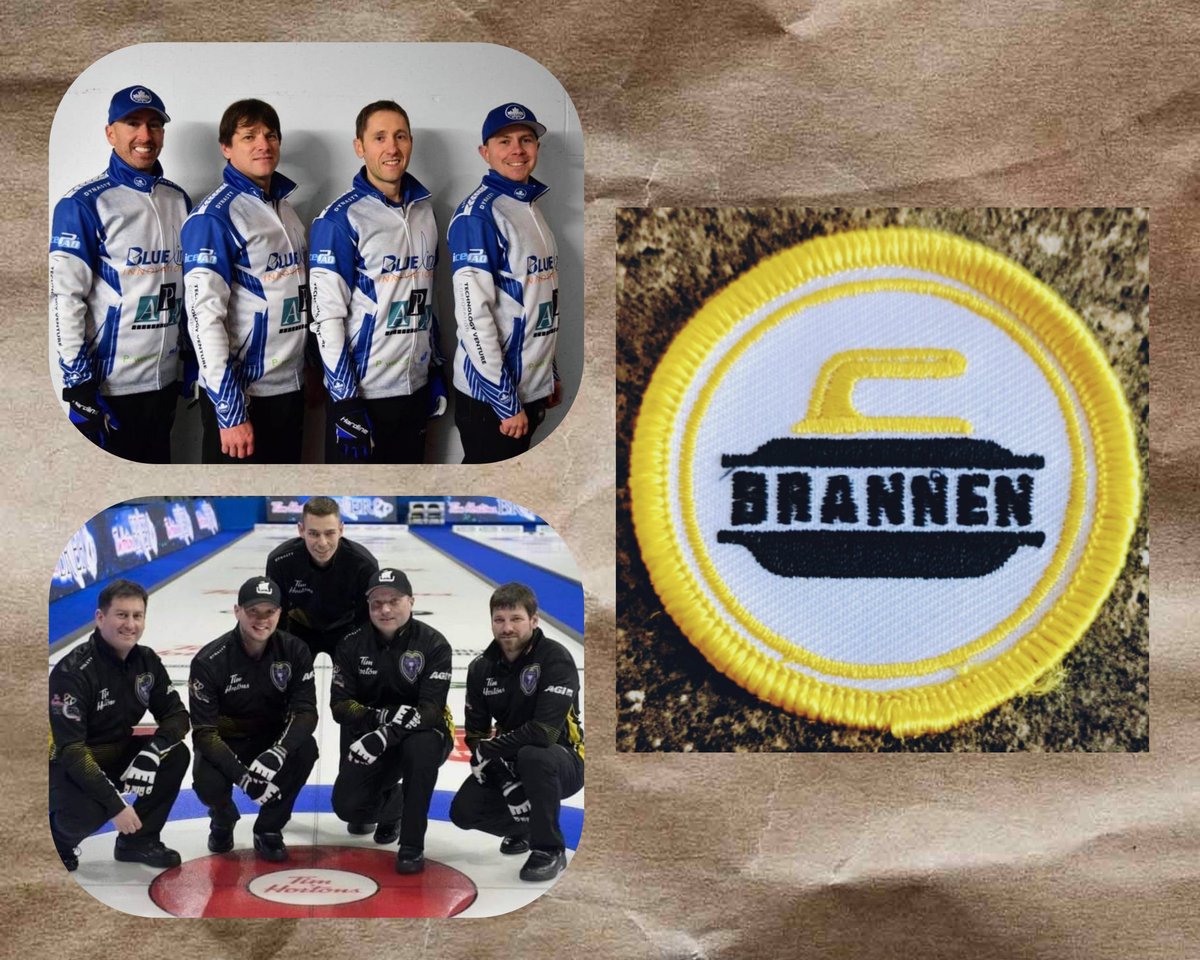 Joint effort from our Team and Team Scott Jones to honour Jamie and Bob Brannen this season.  #curling