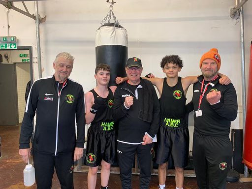 HamerBoxing's tweet image. 2 out of 2 today in the NWR NABGC Semi- Finals for #TeamHamer boxers Austin and Charlie 
Both competed against two very credible opponents 🥊
Well boxed lads …on to the finals next week 💙
#rochdale #amateurboxing  #busiestclubintown @England_Boxing @LtdMetals @maverickstars1