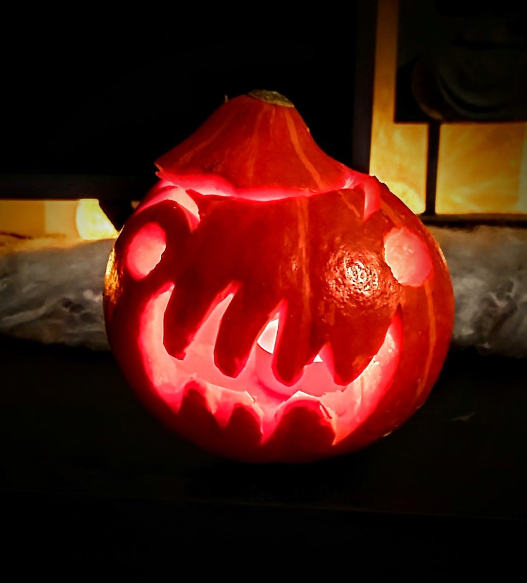 OlovR's tweet photo. This year's pumpkin person https://t.co/lWPpLJs5cj
