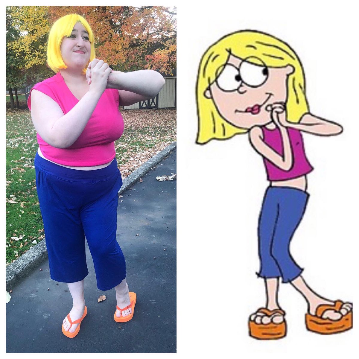 BroadwayDork23's tweet photo. Costume number 2 is what dreams are made of 💕📺💙 #lizziemcguire #HappyHalloween #heynowheynow #thisiswhatdreamsaremadeof https://t.co/YbYDYeKeH0