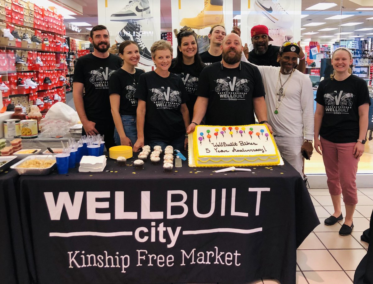 Happy anniversary to <a href="/WellBuiltBikes/">WellBuilt</a> , celebrating 5 years at RITHM (University Mall). WellBuilt is a great bike shop and an even better neighbor and community partner.