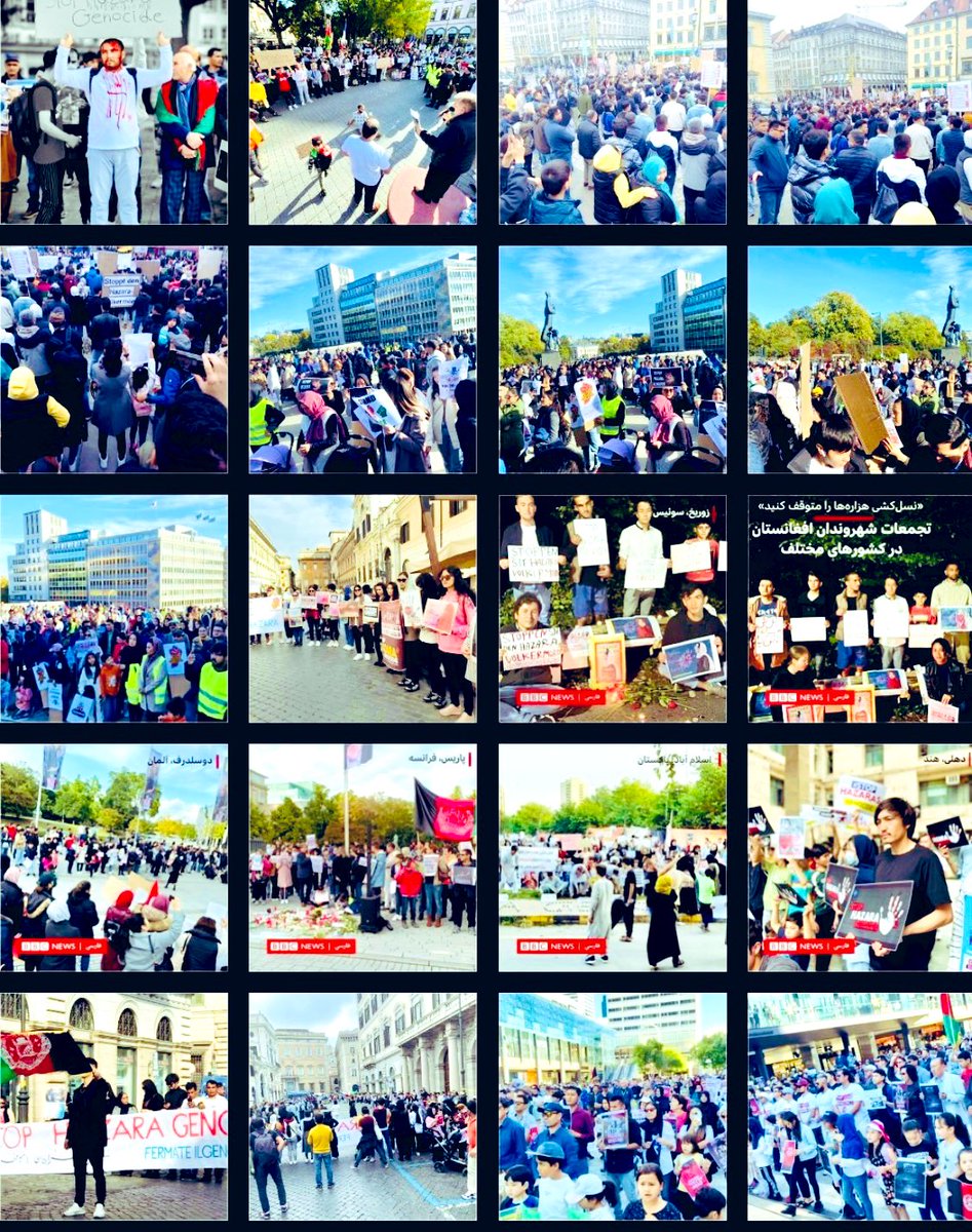 RaziElham's tweet photo. From Asia to America &amp; Europe to Australia a united voice against Hazara genocide. 🌐
#StopHazaraGenocide https://t.co/bV2YEGWTFb
