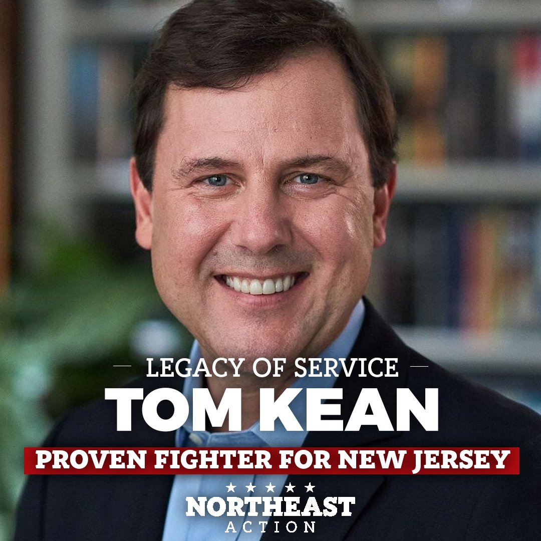 NortheastAction's tweet photo. Tom Kean is the tried and tested leader that New Jersey needs. Many in Washington aren't putting their districts best interests first, but Tom has a long, proven career in fighting for New Jersey! @KeanForCongress https://t.co/76tLb8h0RV