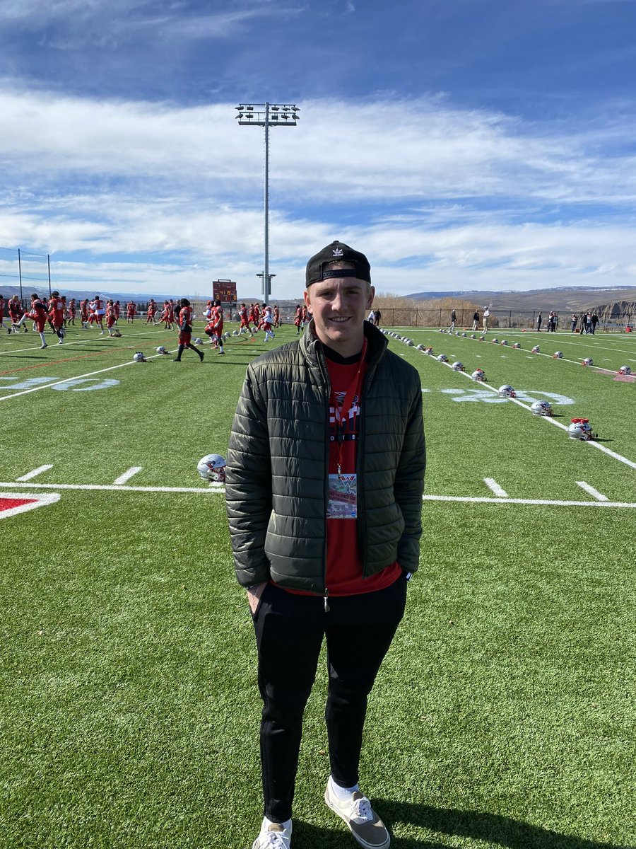 I had a great time at the Western game yesterday! Thank you for having me out! <a href="/MountaineerFB/">Western Colorado Football</a> <a href="/joemclain13/">Coach Joe McLain</a> <a href="/CoachMcFadden/">Ryan McFadden</a> <a href="/Jas_Bains_12/">Jas Bains</a>  <a href="/tauer34/">Coach Auer</a>