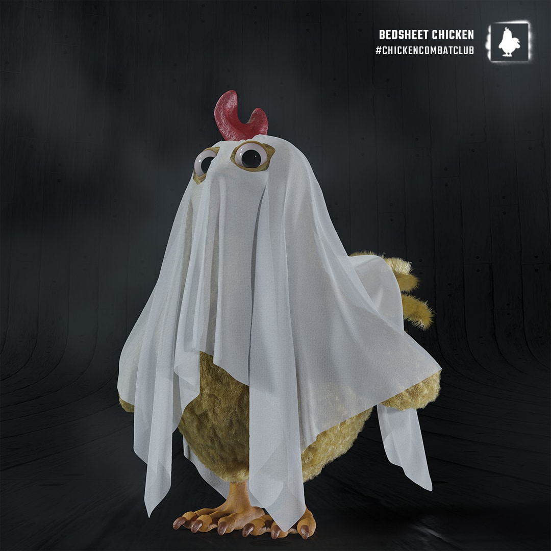 chicken_combat's tweet photo. @GhostCoollector Bedsheet Chicken 👻 #halloween #halloweenart https://t.co/C3NiaTcfby