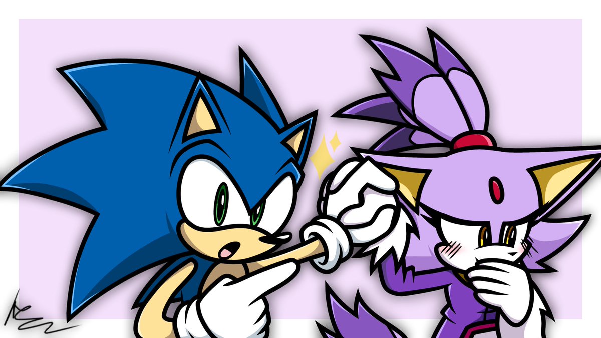 I got more for ya! 

#Sonaze #SonicTheHedgehog #Sonic #BlazeTheCat #sonicart #sonicartist #sonicfanart