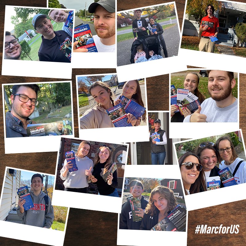 MarcForUsNY's tweet photo. Early voting is underway in New York and team @marcmolinaro is putting in the work this weekend! 

Make sure to share with friends, families and neighbors that we need Marc in Congress! https://t.co/uYLcgJ1ptu