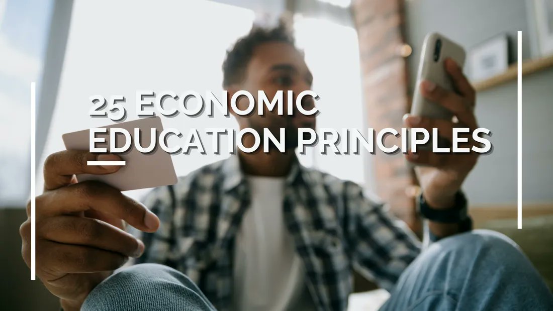 Freedom is self-determination, and you can't self-determine without understanding money and capitalism."

Top 25 Economic Education Principles buff.ly/3B6qC91