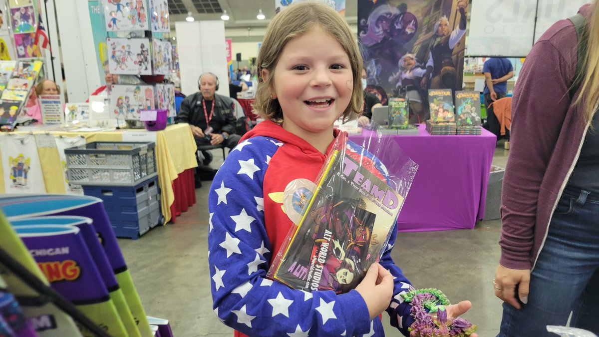 alt_world's tweet photo. Start your adventure into comics in the Kids Love Comics Pavilion at Baltimore Comic-Con at my Table K8
Adventures ahead!
@baltimorecomics @KidsLoveComics #comics #BaltimoreComicCon2022 #baltimorecomiccon @ComixWellSpring #HeroTed #TeamD #kidscomics https://t.co/LfWn66a4E1